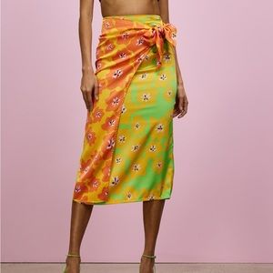 NEVER FULLY DRESSED Yellow Ally Lucy Skirt